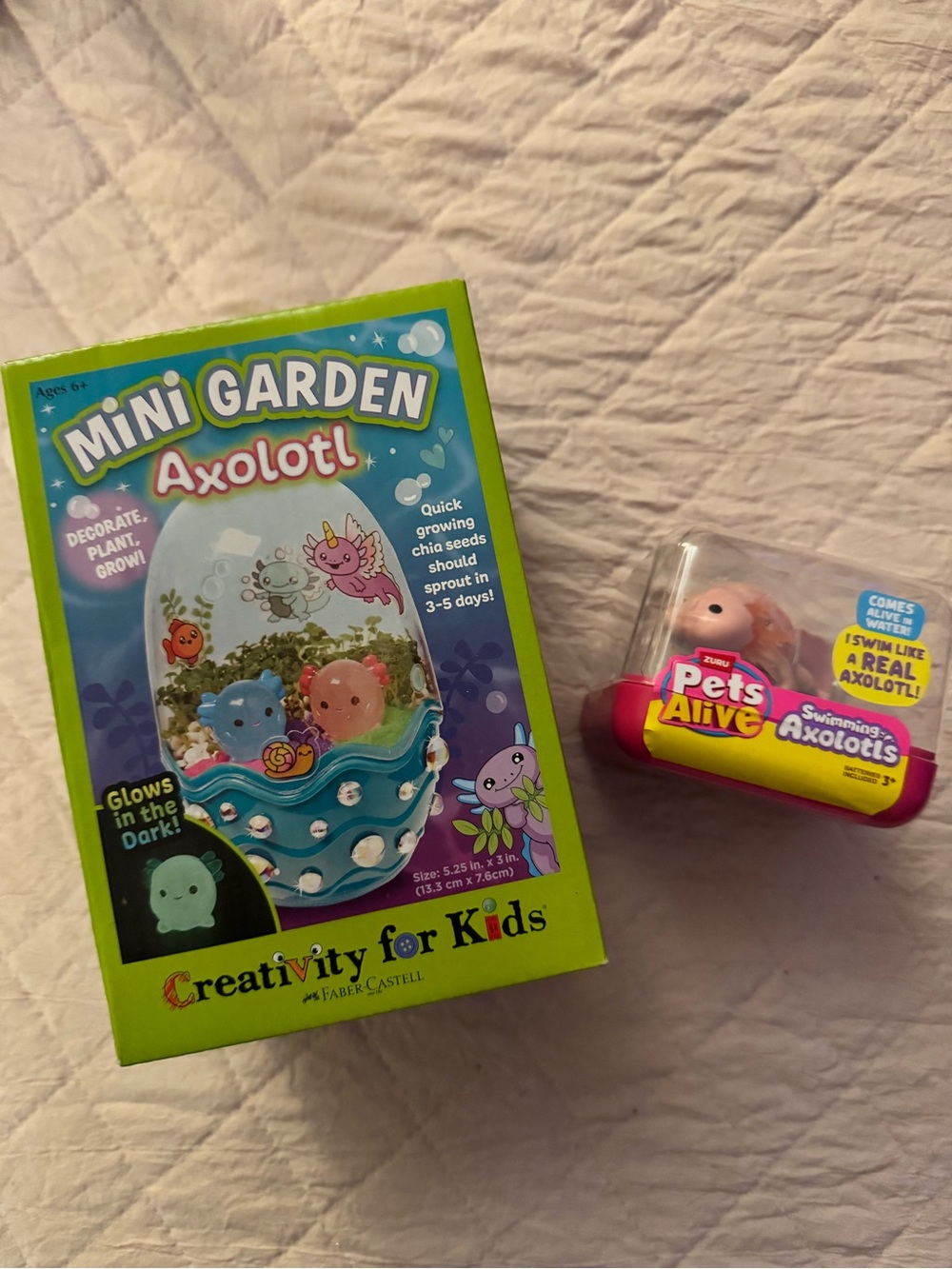Axolotl kids gift set